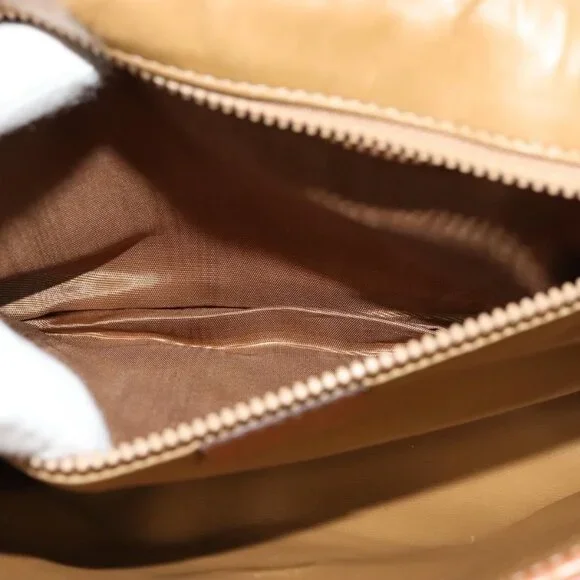 Authentic CELINE Macadam Canvas Shoulder Bag Beige - Picture 3 of 16